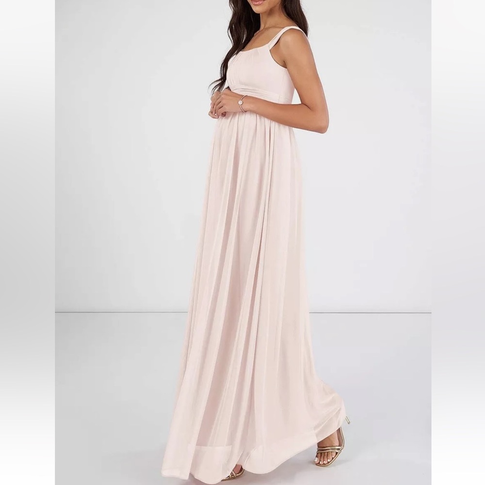 Azazie Maternity Dress Size 8 In Vintage Rose Baby Girl Shower or wedding Dress